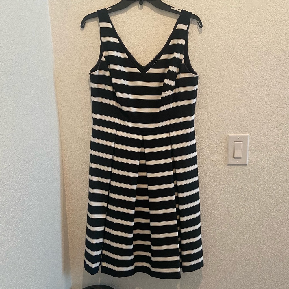Lauren Ralph Lauren striped dress size: 10